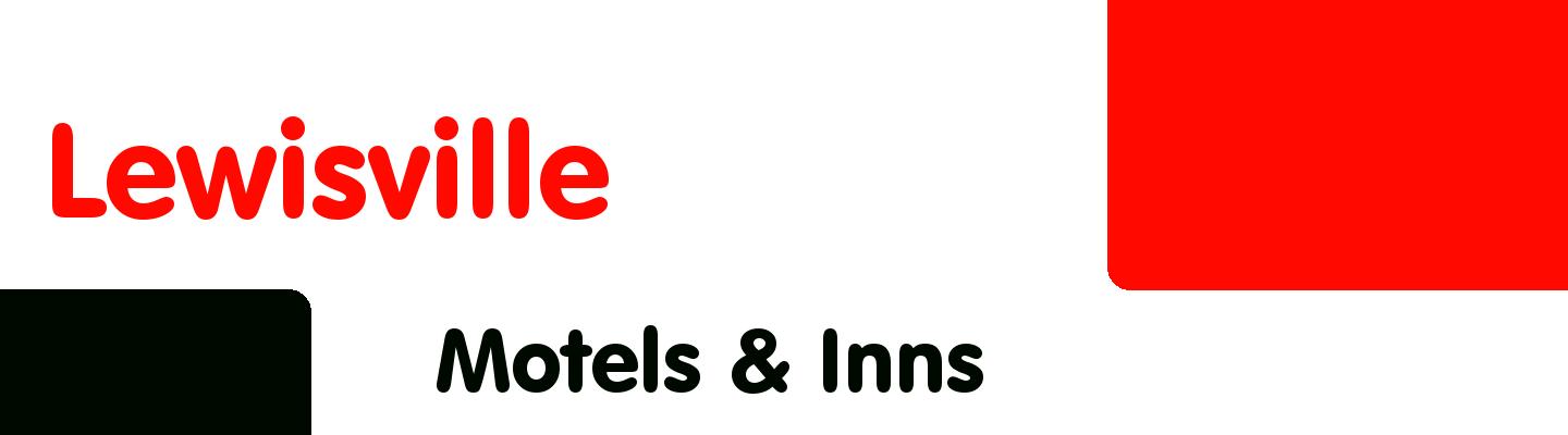 Best motels & inns in Lewisville - Rating & Reviews